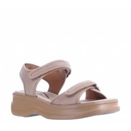 Sandalia Casual Vera Solft Cvelcro Azaleia Marron