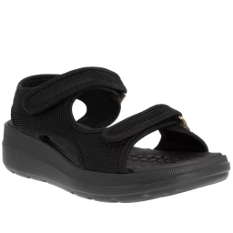 Sandalias Casual Azaleia Greice Soft C/velcro Negro 