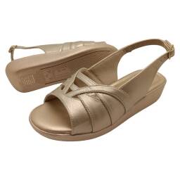 Sandalias Euroflex Para Dama Relax Ouro Light 392800