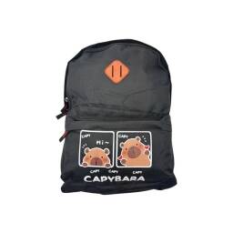 Mochila Morral Urbana Unisex Negro Liso
