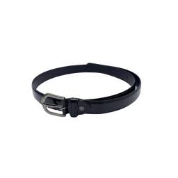 Cinto De Cuero Con Hebilla Para Dama Negro