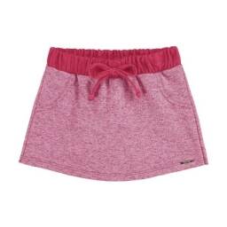 Short Pollera Liso - Rosa