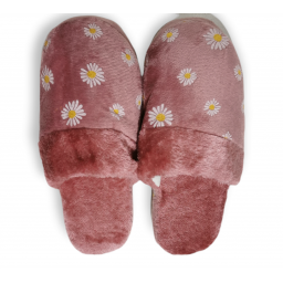 Pantuflas De Abrigo - Chinelas - Calzado Para Dama Flores