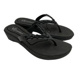 Ojotas Taco Alto - Sandalias Vizzia Para Dama