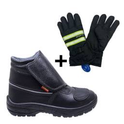 Bota Para Motos + Guantes De Regalo Delivery / Seguridad