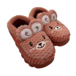 Pantuflas Con Orejitas Infantiles Abrigadas