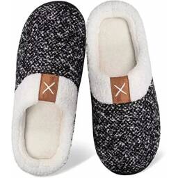 Pantuflas Con Corderito Sinttico Memory Foam