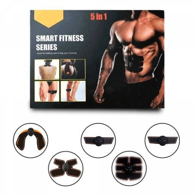Kit Electroestimulador Smart Fitness Series 5 En 1 Muscular