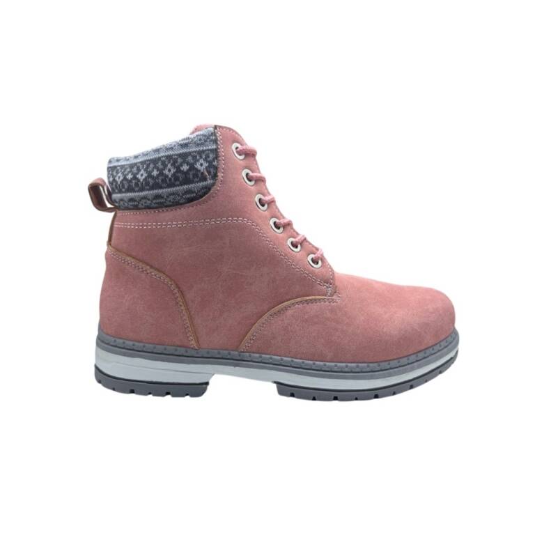Bota Leadora Abrigo Casual Para Dama Con Cordones Boccato