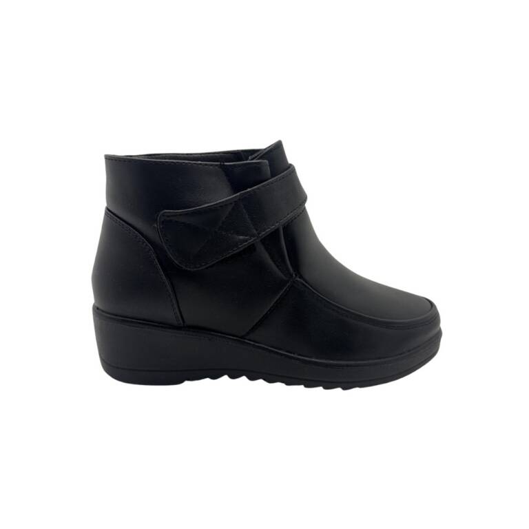 Bota Corta De Mujer Calzado De Abrigo Con Corderito