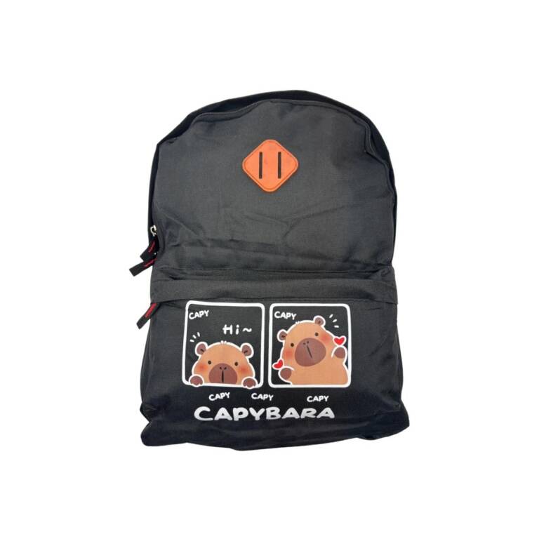 Mochila Morral Urbana Unisex Negro Liso