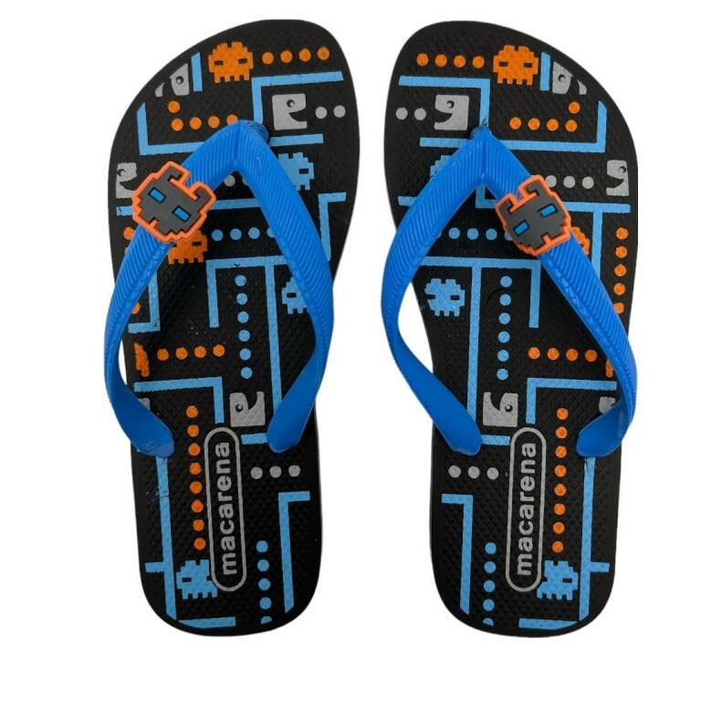 Ojotas Infantil Diseo Pacman
