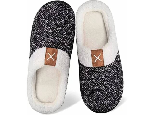 Pantuflas Con Corderito Sinttico Memory Foam